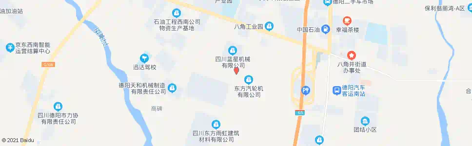 德阳东汽四号门_公交站地图_德阳公交_妙搜公交查询2025