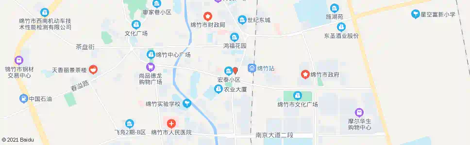 德阳仟坤云霆小区_公交站地图_德阳公交_妙搜公交查询2025