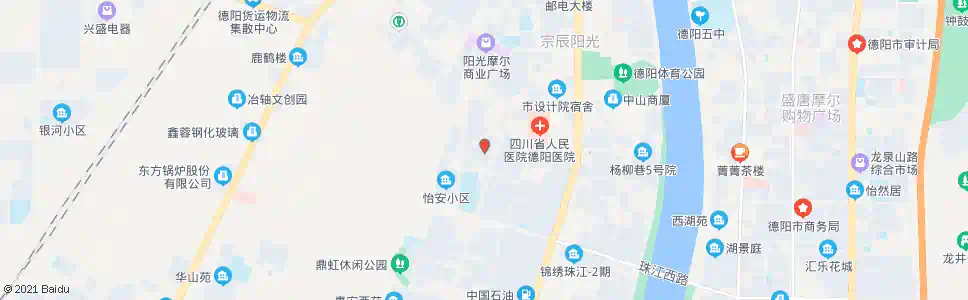德阳吉安小区_公交站地图_德阳公交_妙搜公交查询2025