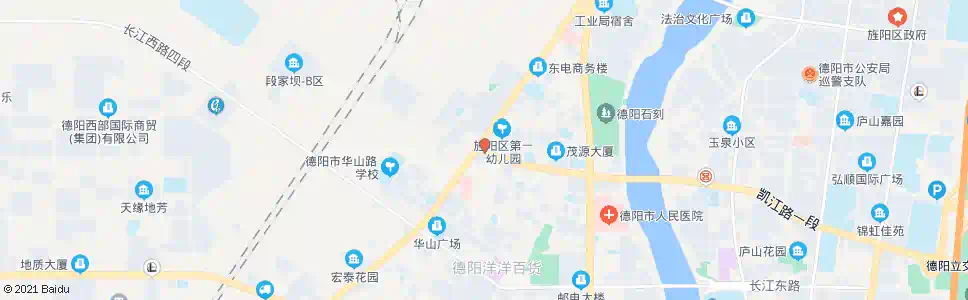 德阳西街口_公交站地图_德阳公交_妙搜公交查询2025