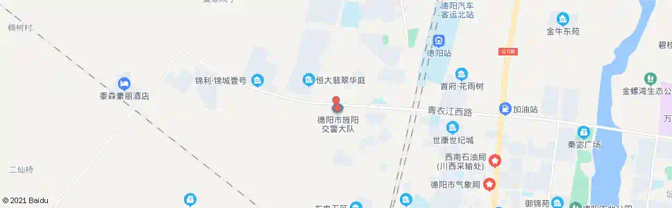德阳红伏十三组_公交站地图_德阳公交_妙搜公交查询2025