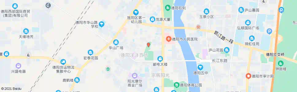 德阳文庙路口_公交站地图_德阳公交_妙搜公交查询2025