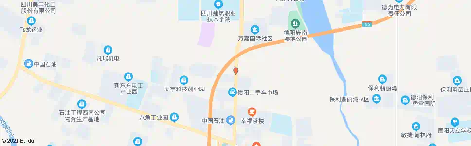 德阳南春园_公交站地图_德阳公交_妙搜公交查询2025