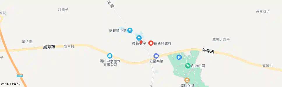 德阳德新镇_公交站地图_德阳公交_妙搜公交查询2025