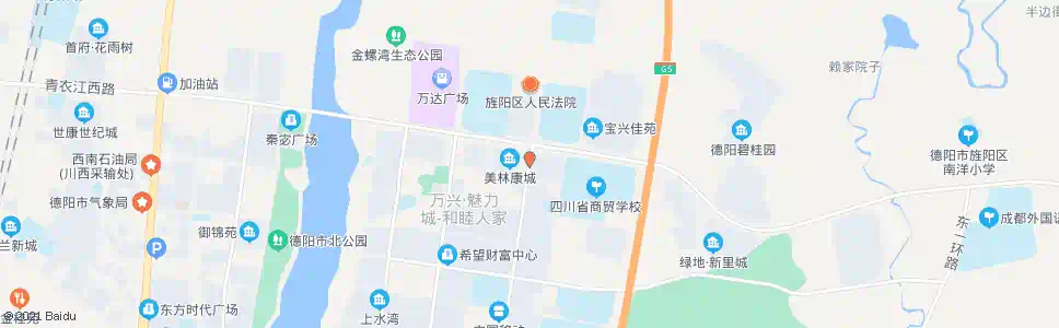 德阳德阳八中_公交站地图_德阳公交_妙搜公交查询2025