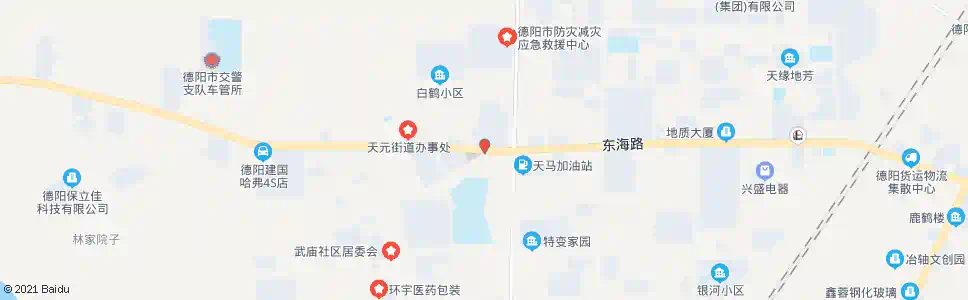 德阳天马小区_公交站地图_德阳公交_妙搜公交查询2025