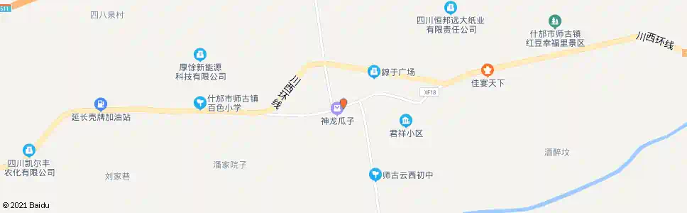 德阳师古镇_公交站地图_德阳公交_妙搜公交查询2025