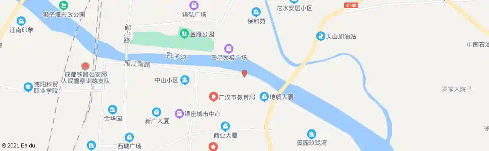 德阳大十字(东西大街南北大街口)_公交站地图_德阳公交_妙搜公交查询2025
