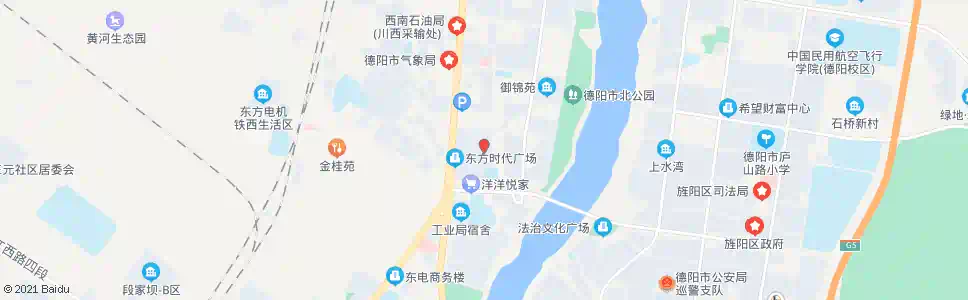德阳东电一区_公交站地图_德阳公交_妙搜公交查询2025
