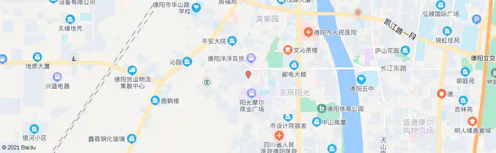 德阳凉山街口_公交站地图_德阳公交_妙搜公交查询2025