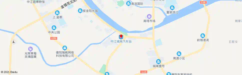 德阳城南车站_公交站地图_德阳公交_妙搜公交查询2025
