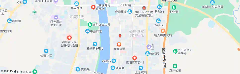 德阳岷江路中段_公交站地图_德阳公交_妙搜公交查询2025