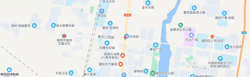 德阳青衣江路口_公交站地图_德阳公交_妙搜公交查询2025