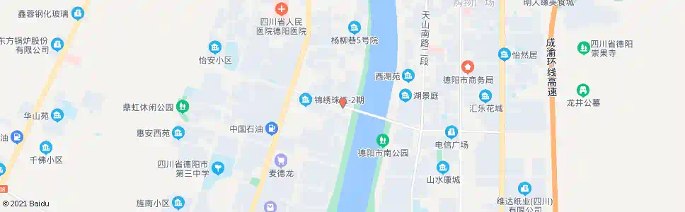 德阳珠江桥西站_公交站地图_德阳公交_妙搜公交查询2025