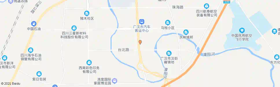 德阳天鹅宾馆_公交站地图_德阳公交_妙搜公交查询2025