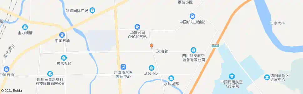 德阳大塘小区_公交站地图_德阳公交_妙搜公交查询2025