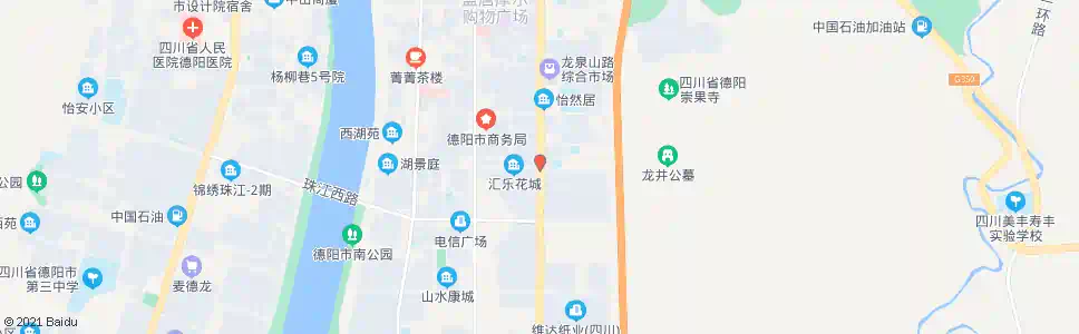 德阳天韵酒店_公交站地图_德阳公交_妙搜公交查询2025