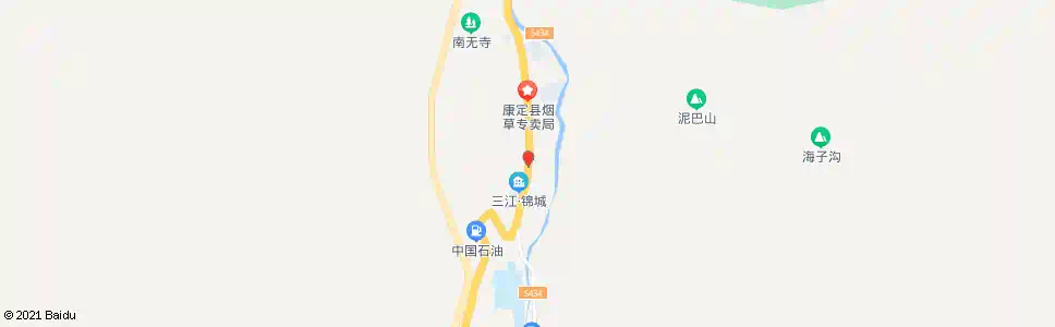 甘孜南郊_公交站地图_甘孜公交_妙搜公交查询2025