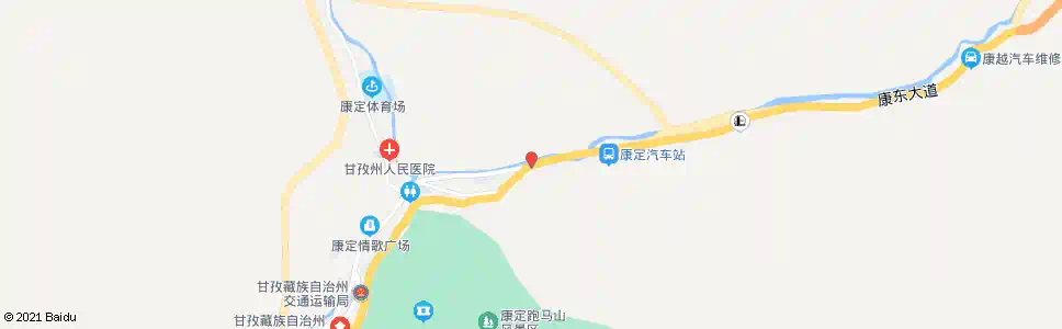 甘孜向阳桥_公交站地图_甘孜公交_妙搜公交查询2025