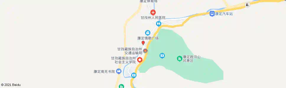 甘孜将军桥_公交站地图_甘孜公交_妙搜公交查询2025