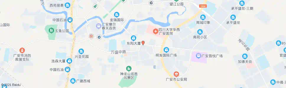 广安世贸广场_公交站地图_广安公交_妙搜公交查询2025