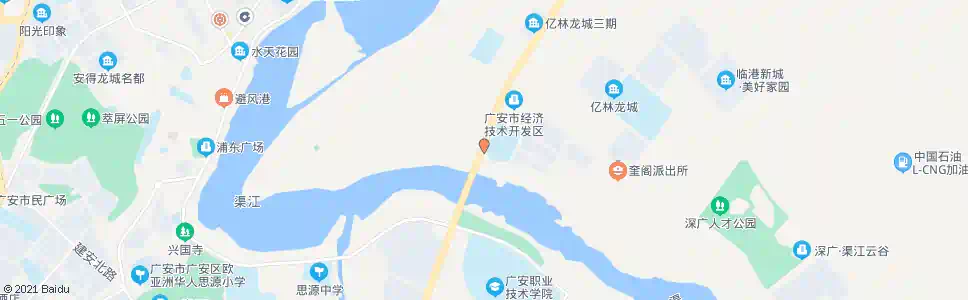 广安白塔大桥_公交站地图_广安公交_妙搜公交查询2025