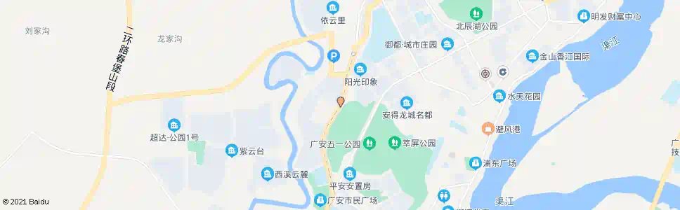 广安寨子新村_公交站地图_广安公交_妙搜公交查询2025