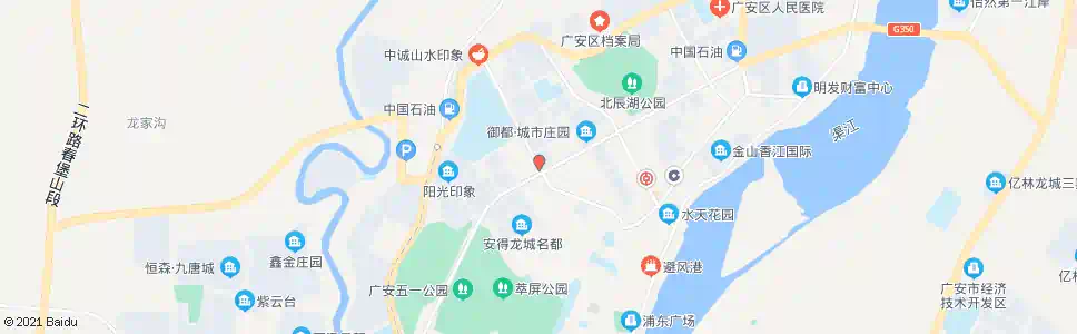 广安洪洲大道西段_公交站地图_广安公交_妙搜公交查询2025