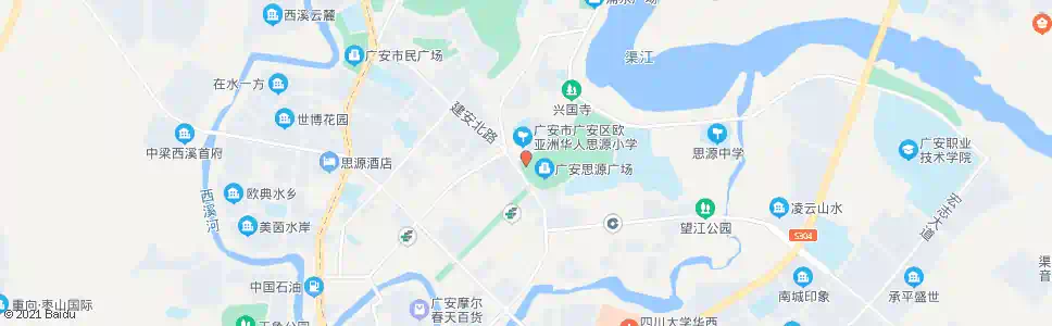 广安市图书馆_公交站地图_广安公交_妙搜公交查询2025