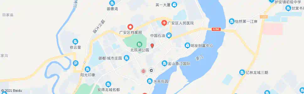广安人工湖_公交站地图_广安公交_妙搜公交查询2025