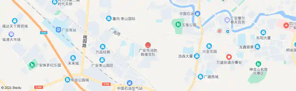 广安广安消防支队_公交站地图_广安公交_妙搜公交查询2025