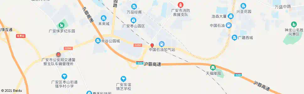 广安广南高速路口_公交站地图_广安公交_妙搜公交查询2025