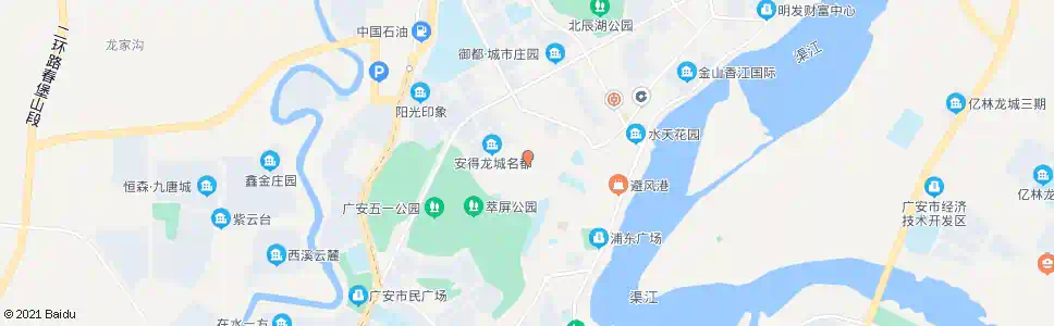 广安中医院_公交站地图_广安公交_妙搜公交查询2025