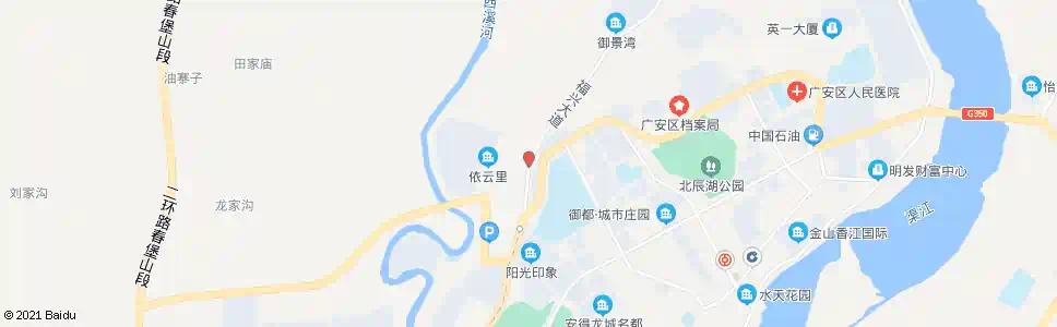 广安环城路口_公交站地图_广安公交_妙搜公交查询2025
