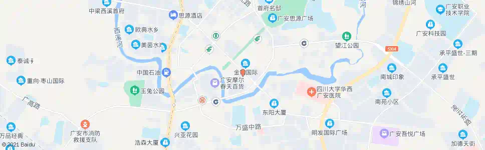 广安市委人大机关_公交站地图_广安公交_妙搜公交查询2025