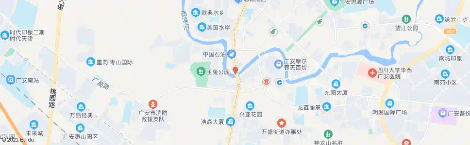 广安五福桥_公交站地图_广安公交_妙搜公交查询2025