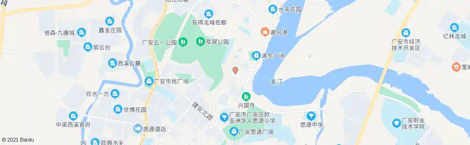 广安新南门_公交站地图_广安公交_妙搜公交查询2025