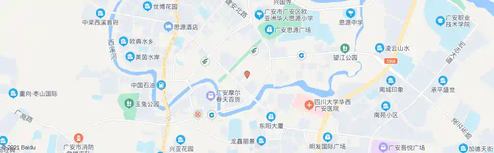 广安军分区_公交站地图_广安公交_妙搜公交查询2025