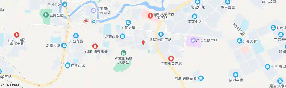 广安市移动公司_公交站地图_广安公交_妙搜公交查询2025