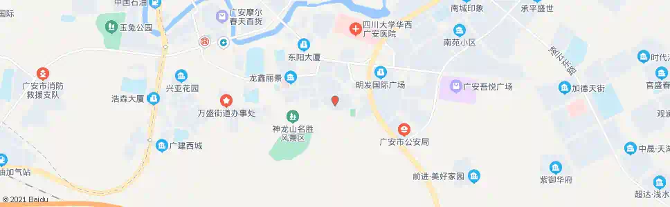 广安亿林龙城_公交站地图_广安公交_妙搜公交查询2025