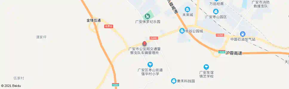 广安广安武警中队_公交站地图_广安公交_妙搜公交查询2025