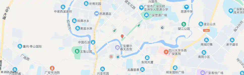 广安中桥(市政务服务中心)_公交站地图_广安公交_妙搜公交查询2025