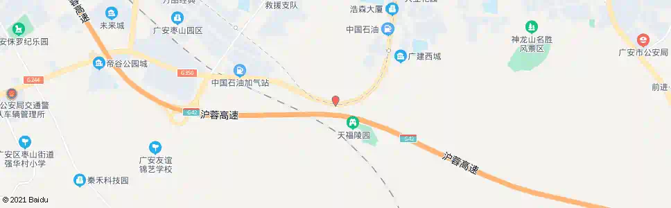 广安穿石路口_公交站地图_广安公交_妙搜公交查询2025