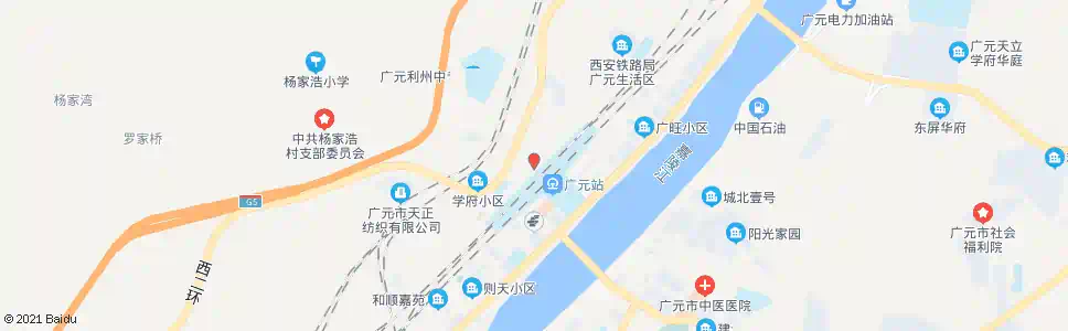 广元女皇路社区_公交站地图_广元公交_妙搜公交查询2025