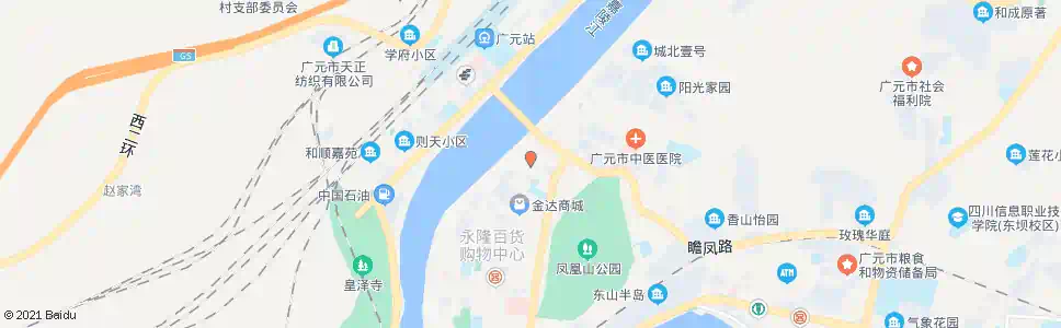 广元北门车站_公交站地图_广元公交_妙搜公交查询2025