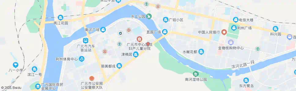 广元南河湿地公园西_公交站地图_广元公交_妙搜公交查询2025