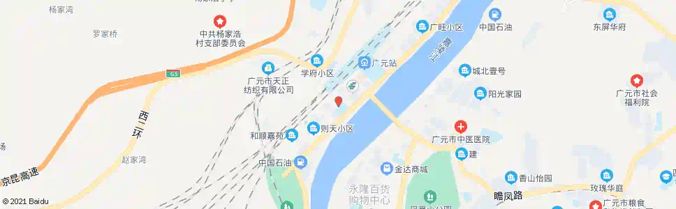 广元浙江大酒店_公交站地图_广元公交_妙搜公交查询2025