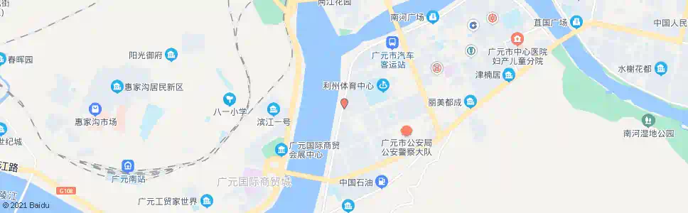 广元金岸名邸_公交站地图_广元公交_妙搜公交查询2025