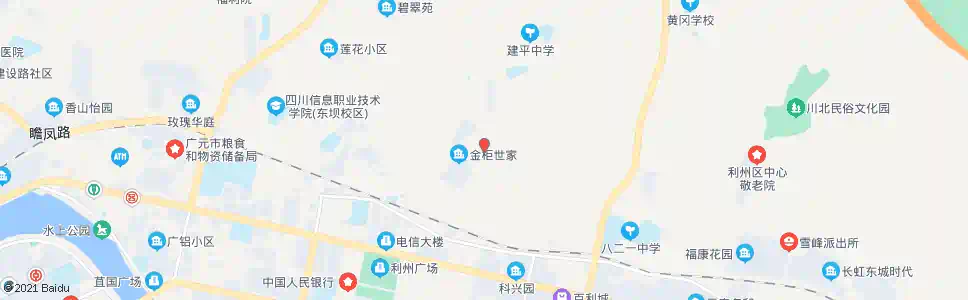 广元112厂南区_公交站地图_广元公交_妙搜公交查询2025