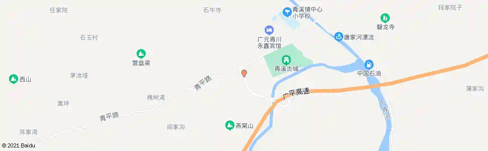 广元九华岩收费站_公交站地图_广元公交_妙搜公交查询2025
